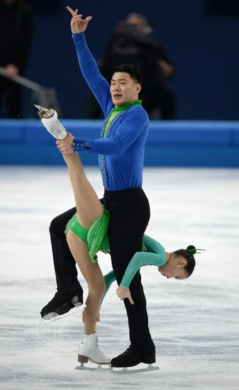 Олимпиада 2014. Фигурное катание. Команды. Пары. Короткая программа