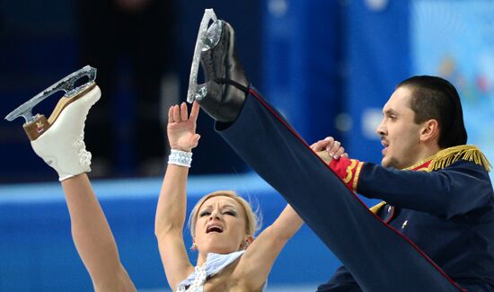 Олимпиада 2014. Фигурное катание. Команды. Пары. Короткая программа