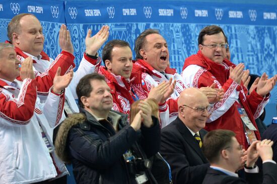 Олимпиада 2014. Фигурное катание. Команды. Пары. Короткая программа