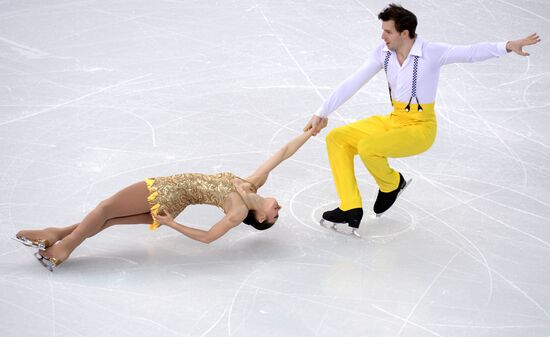 Олимпиада 2014. Фигурное катание. Команды. Пары. Короткая программа