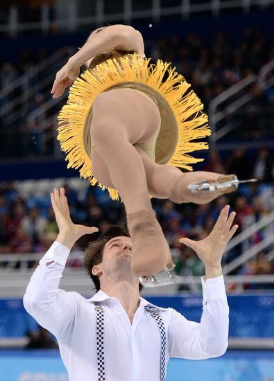 Олимпиада 2014. Фигурное катание. Команды. Пары. Короткая программа