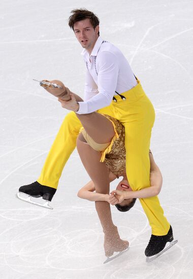 Олимпиада 2014. Фигурное катание. Команды. Пары. Короткая программа