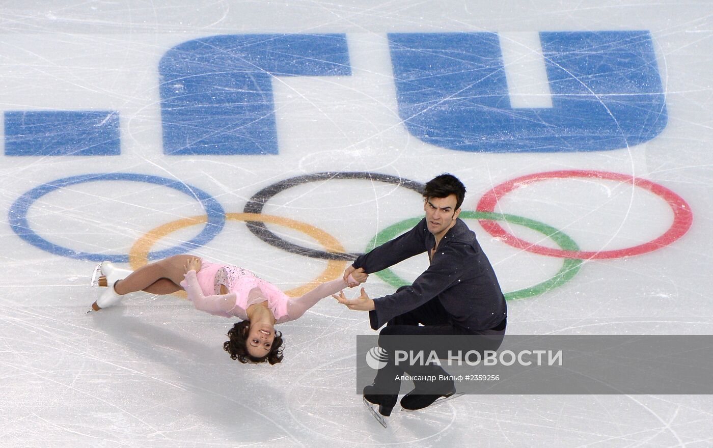Олимпиада 2014. Фигурное катание. Команды. Пары. Короткая программа