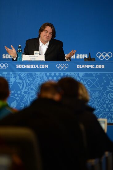 Пресс-конференция, посвященная церемонии открытия ХХII зимних Олимпийских игр
