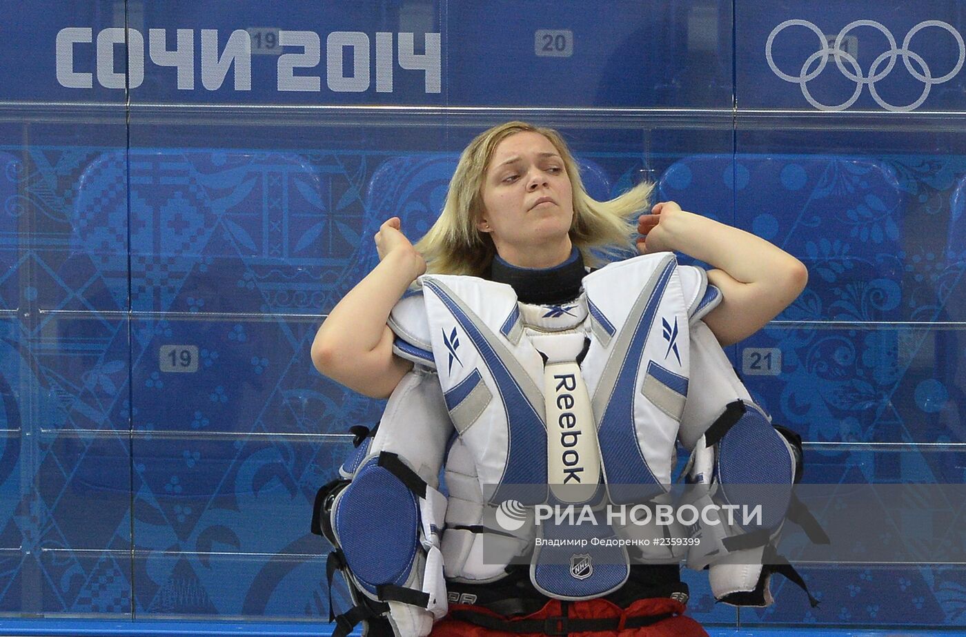 Фотосессия женской сборной России по хоккею