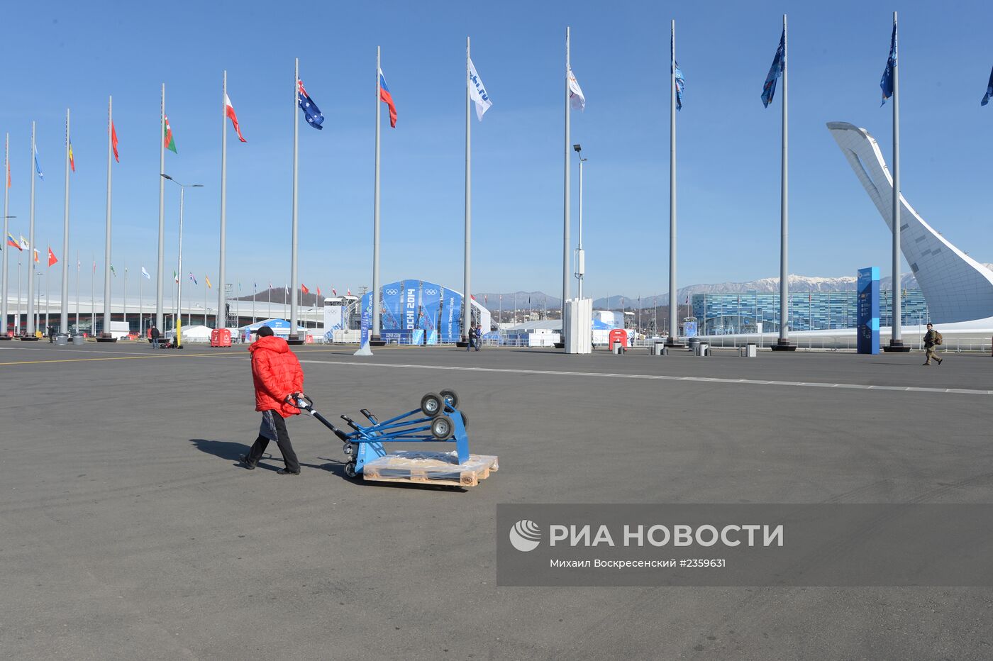 Сочи перед открытием ХХII зимних Олимпийских игр