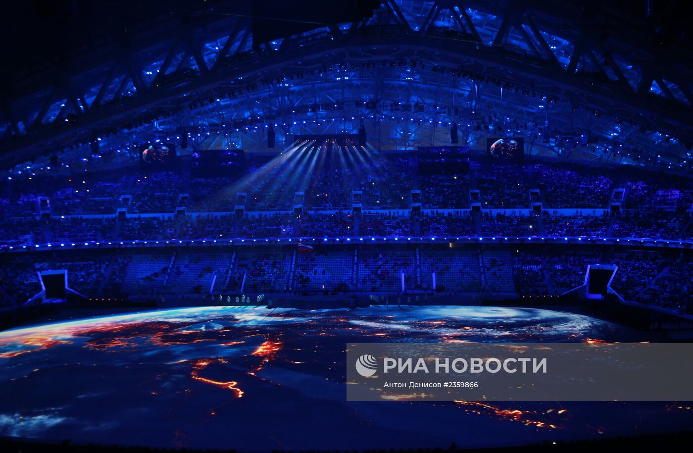 Церемония открытия XXII зимних Олимпийских игр