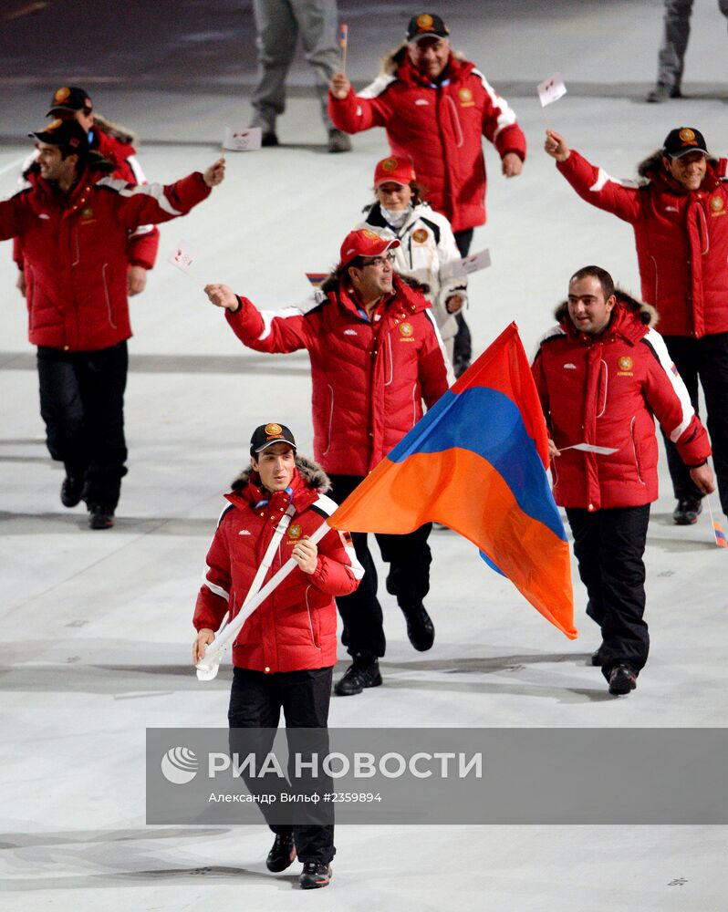 Церемония открытия XXII зимних Олимпийских игр