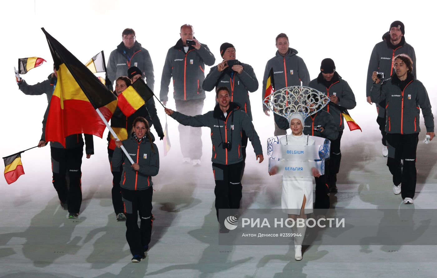 Церемония открытия XXII зимних Олимпийских игр