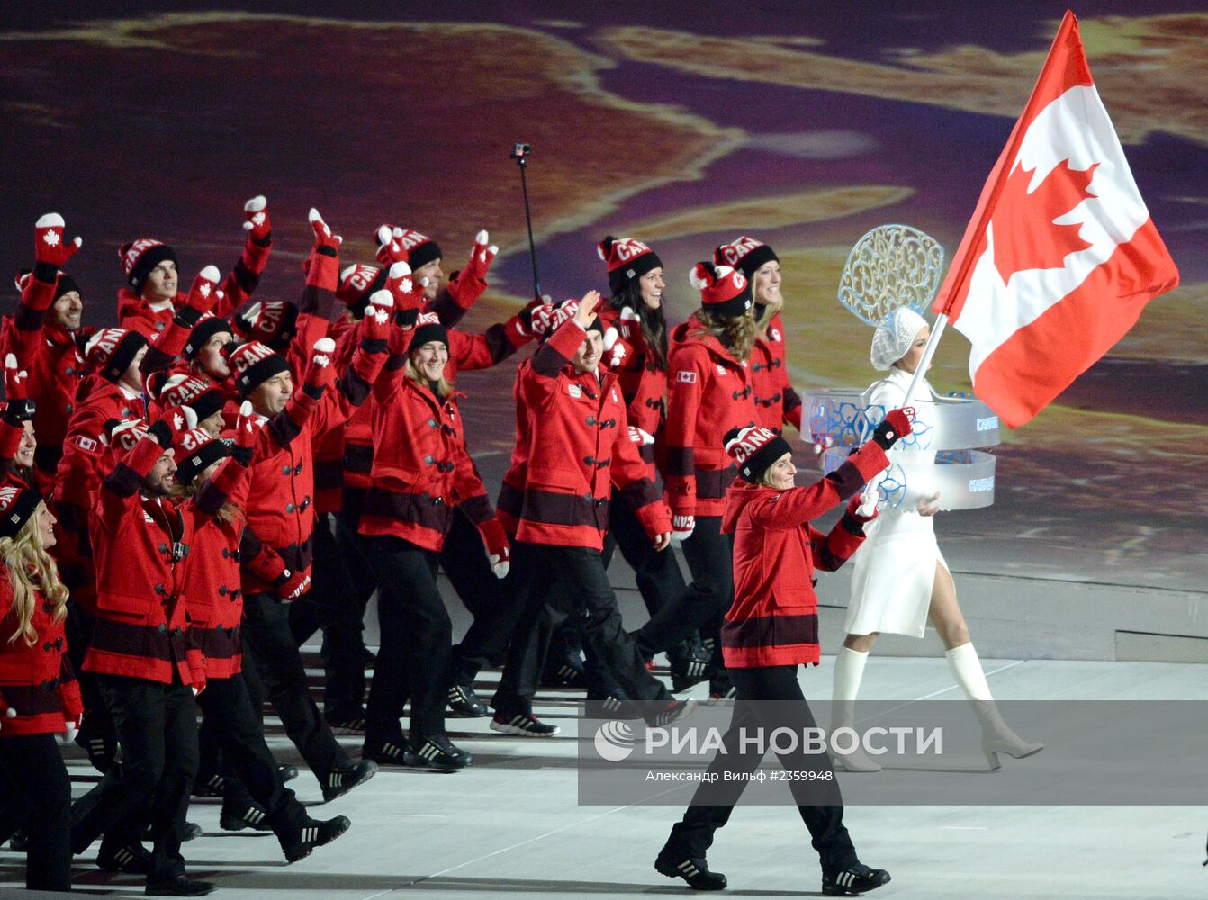 Церемония открытия XXII зимних Олимпийских игр