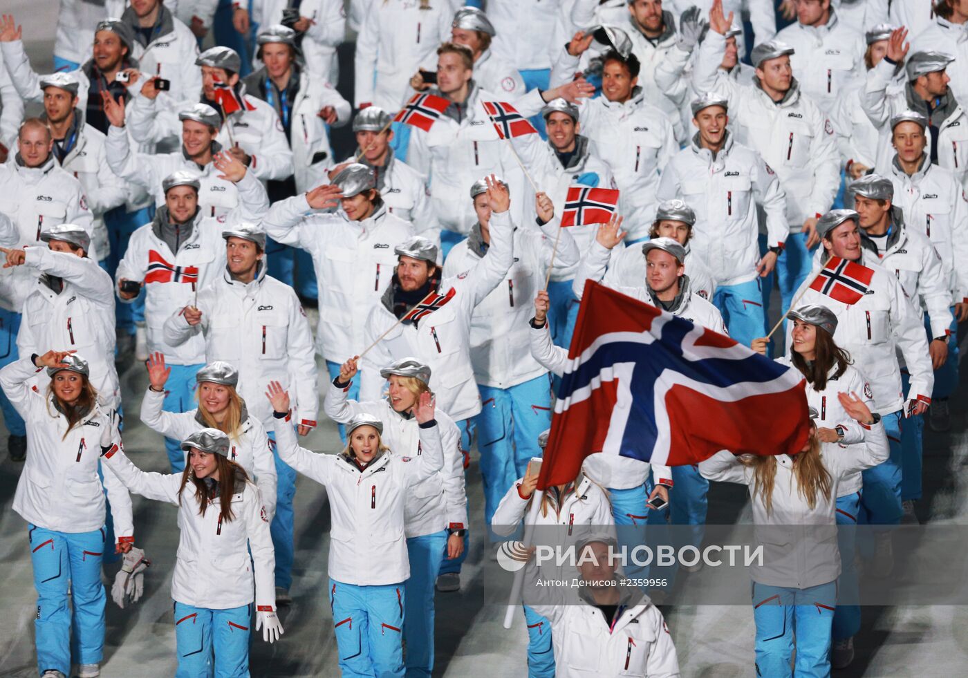 Церемония открытия XXII зимних Олимпийских игр