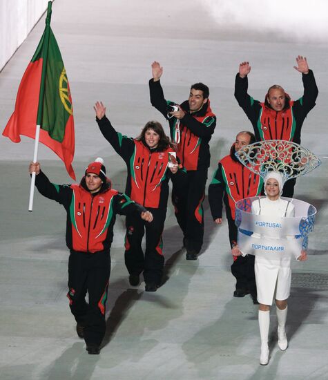 Церемония открытия XXII зимних Олимпийских игр