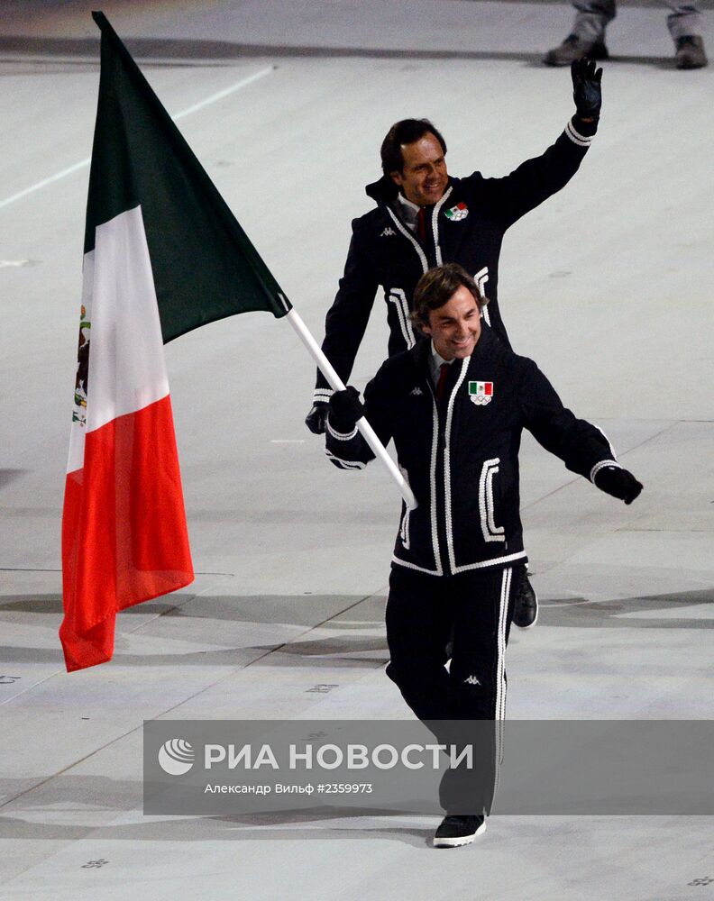 Церемония открытия XXII зимних Олимпийских игр