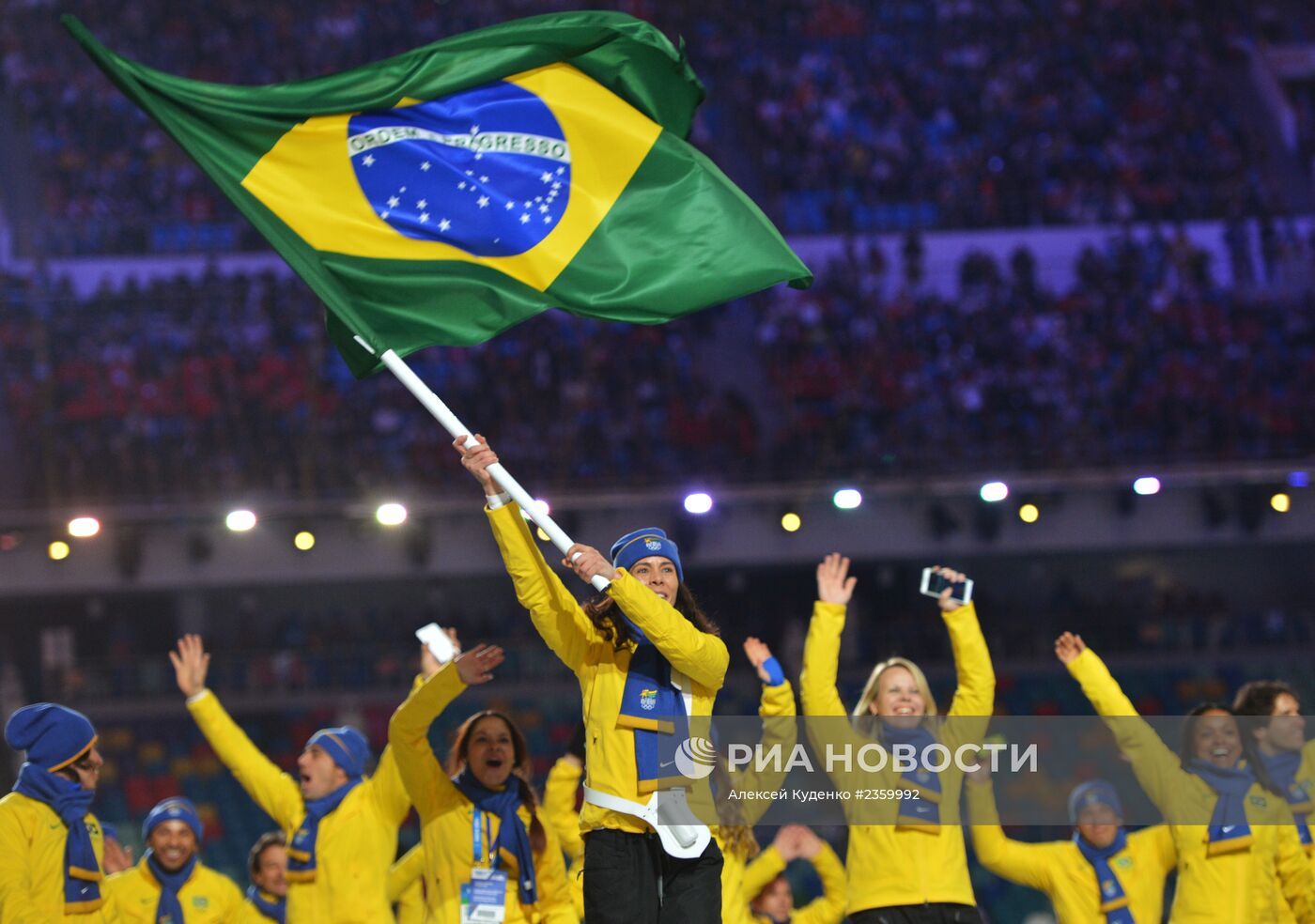 Церемония открытия XXII зимних Олимпийских игр