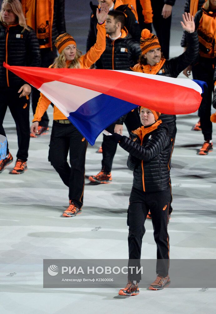 Церемония открытия XXII зимних Олимпийских игр