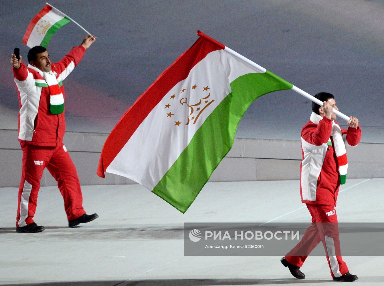 Церемония открытия XXII зимних Олимпийских игр