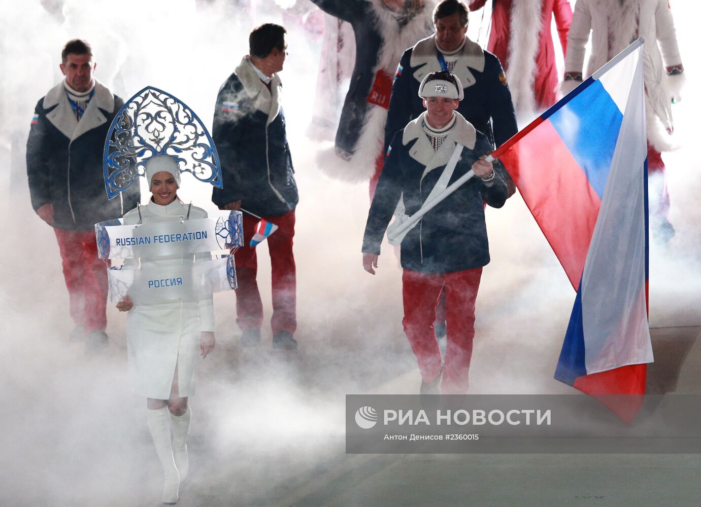 Церемония открытия XXII зимних Олимпийских игр