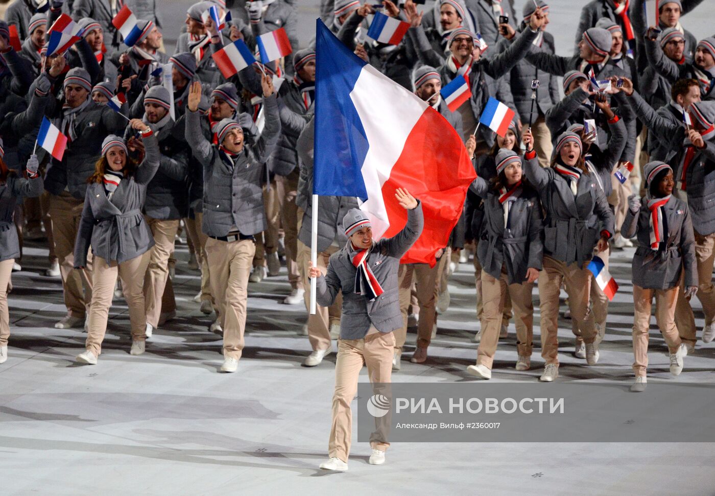 Церемония открытия XXII зимних Олимпийских игр