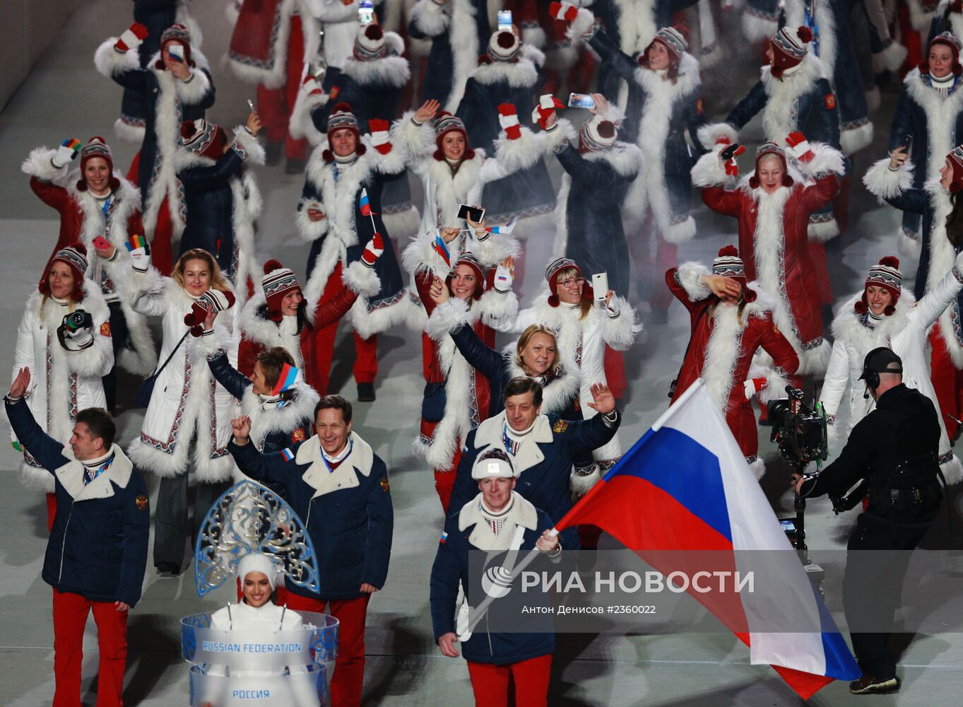 Церемония открытия XXII зимних Олимпийских игр