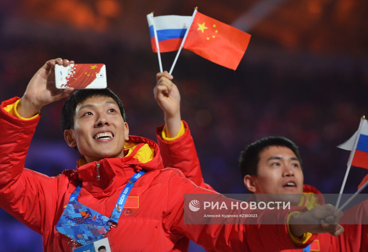 Церемония открытия XXII зимних Олимпийских игр