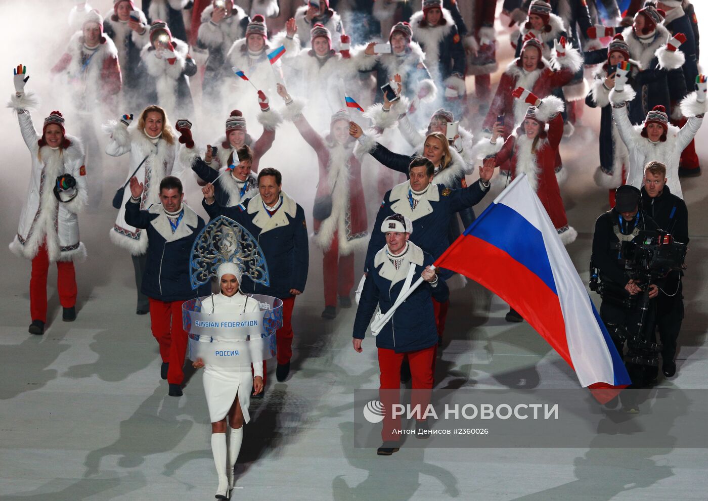 Церемония открытия XXII зимних Олимпийских игр