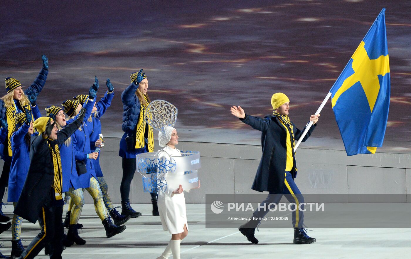 Церемония открытия XXII зимних Олимпийских игр