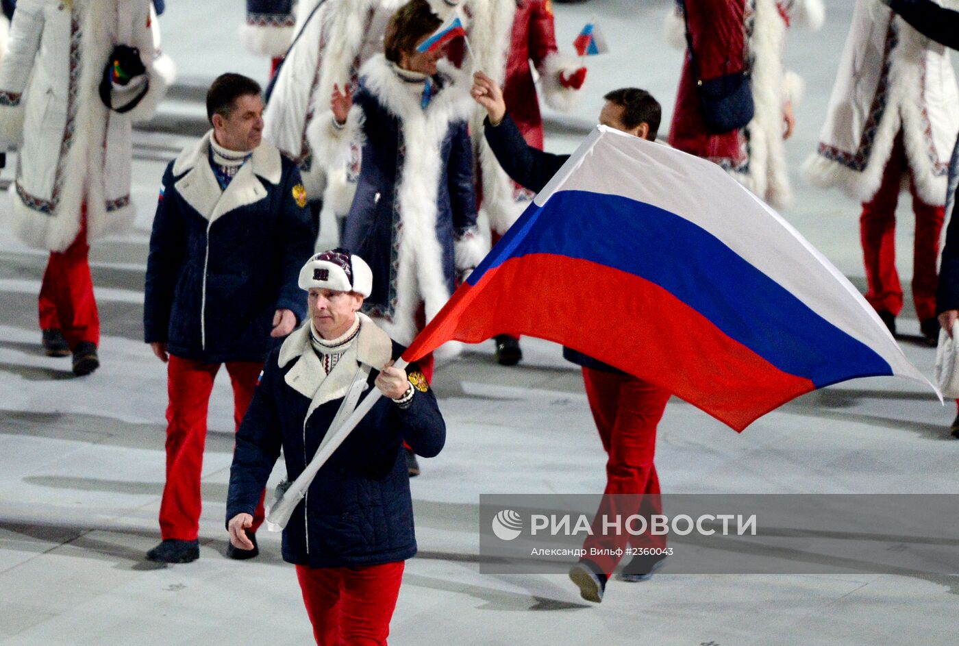 Церемония открытия XXII зимних Олимпийских игр