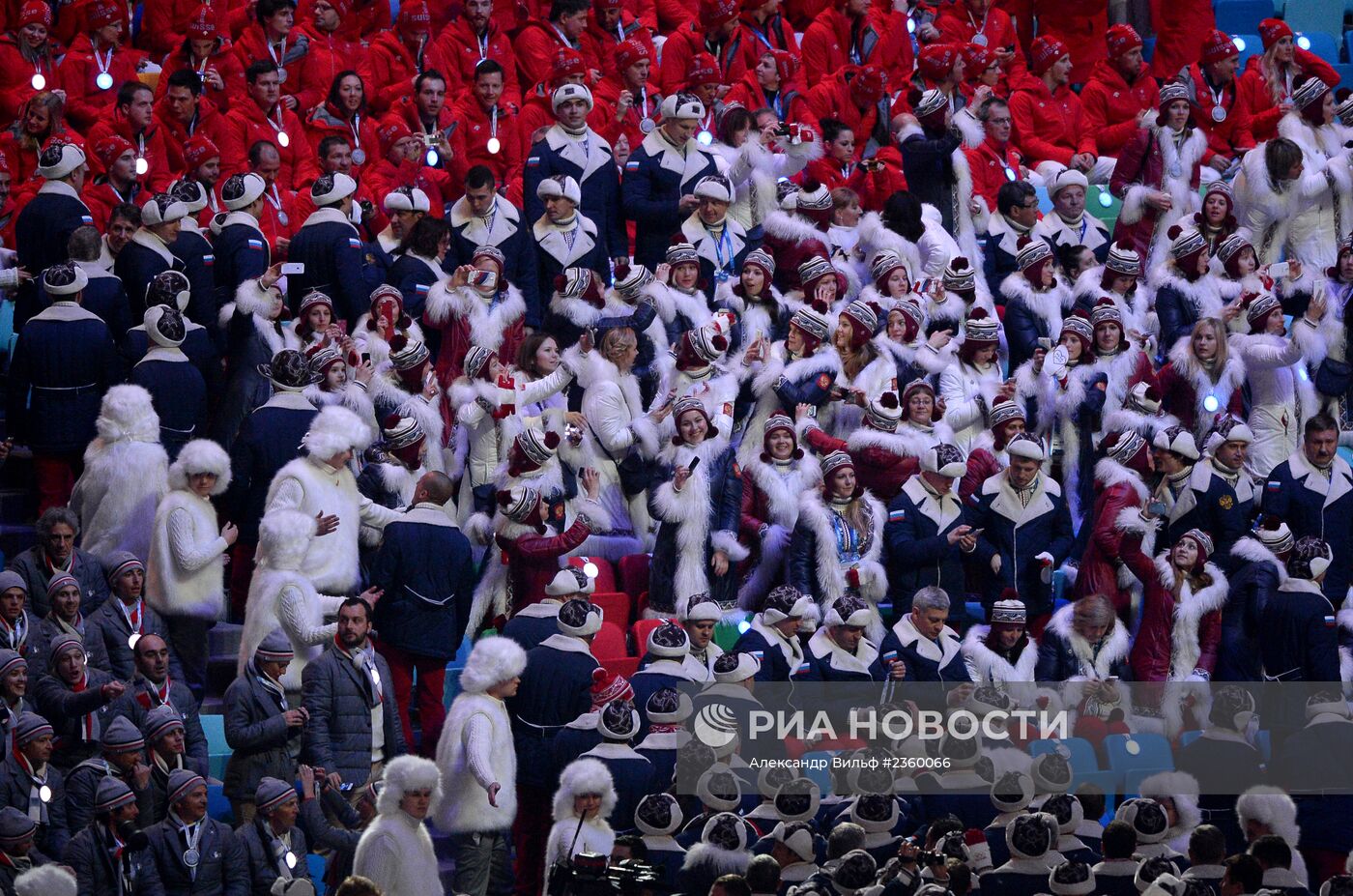 Церемония открытия XXII зимних Олимпийских игр