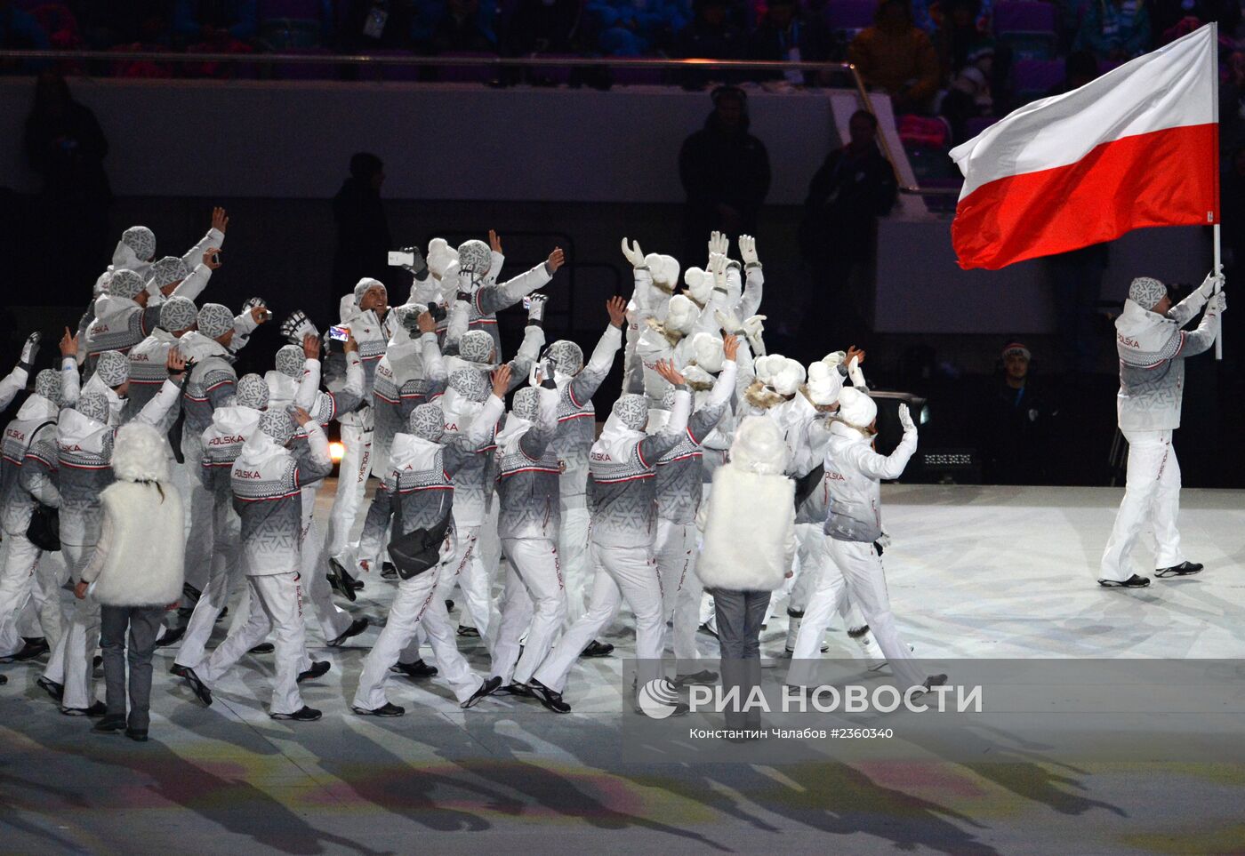 Церемония открытия XXII зимних Олимпийских игр