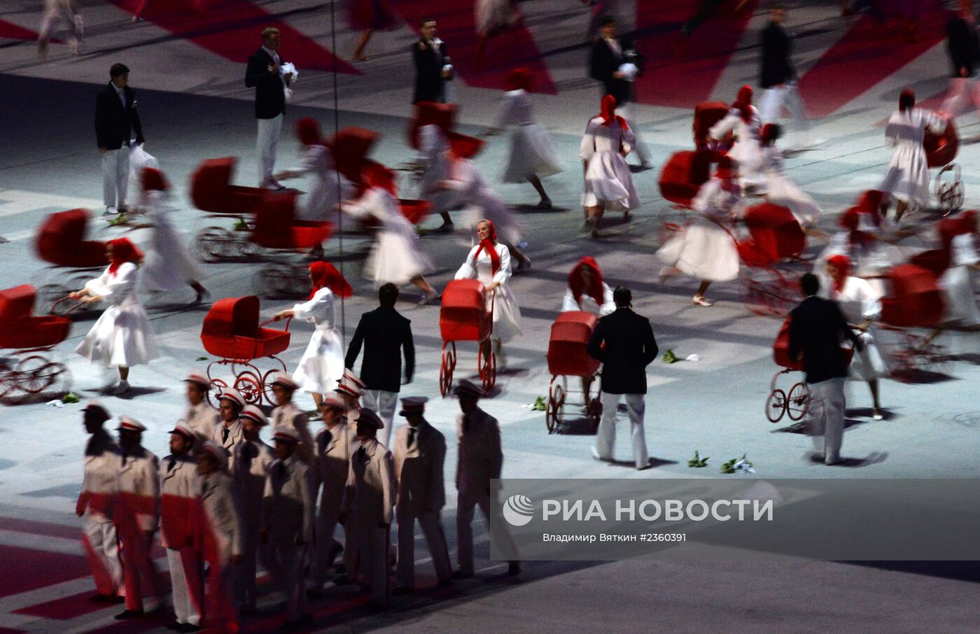 Церемония открытия XXII зимних Олимпийских игр