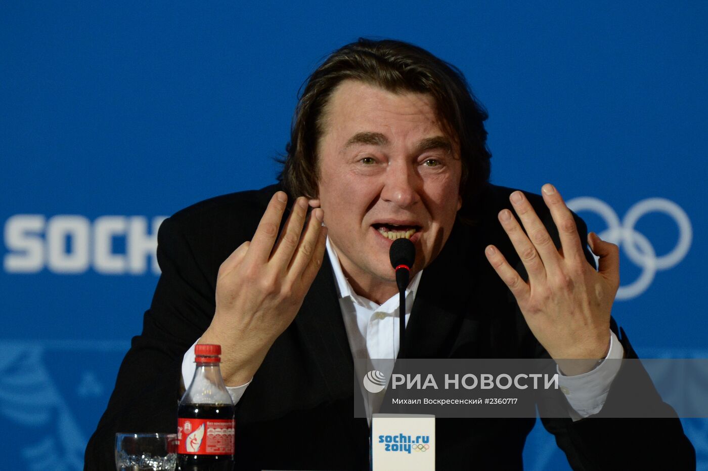 Пресс-конференция по итогам открытия XXII зимних Олимпийских игр в Сочи