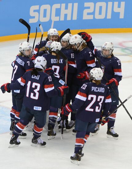 Олимпиада 2014. Хоккей. Женщины. США - Финляндия