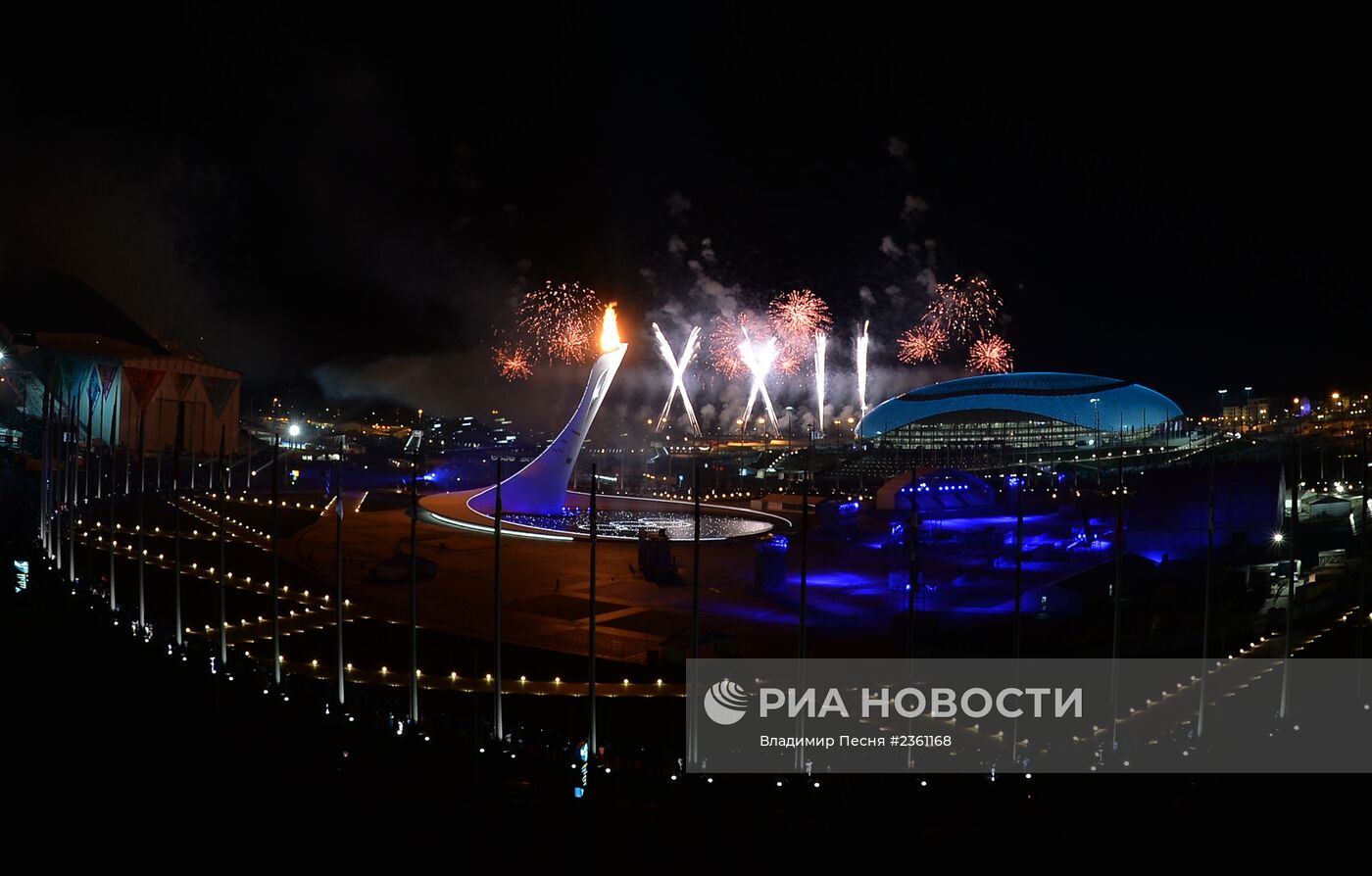 Церемония открытия XXII зимних Олимпийских игр в Сочи