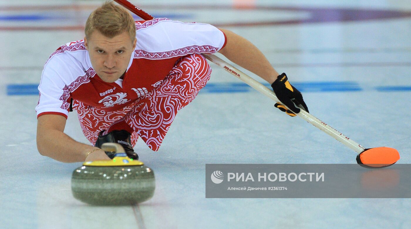 Олимпиада 2014. Керлинг. Тренировки