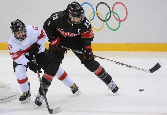 Олимпиада 2014. Хоккей. Женщины. Канада - Швейцария Олимпиада 2014. Хоккей. Женщины. Канада - Швейцария
