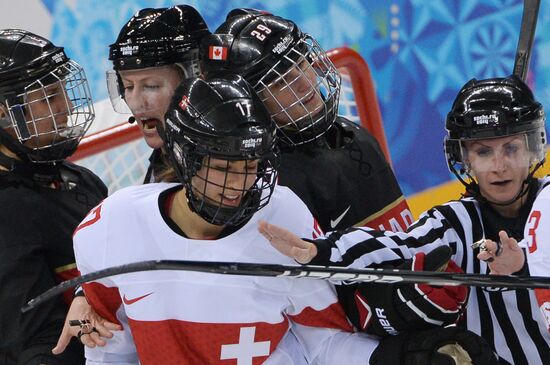 Олимпиада 2014. Хоккей. Женщины. Канада - Швейцария Олимпиада 2014. Хоккей. Женщины. Канада - Швейцария