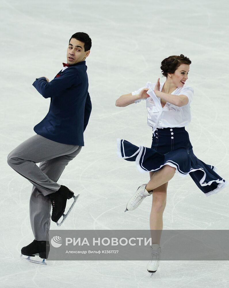 Олимпиада 2014. Фигурное катание. Команды. Танцы на льду. Короткая программа