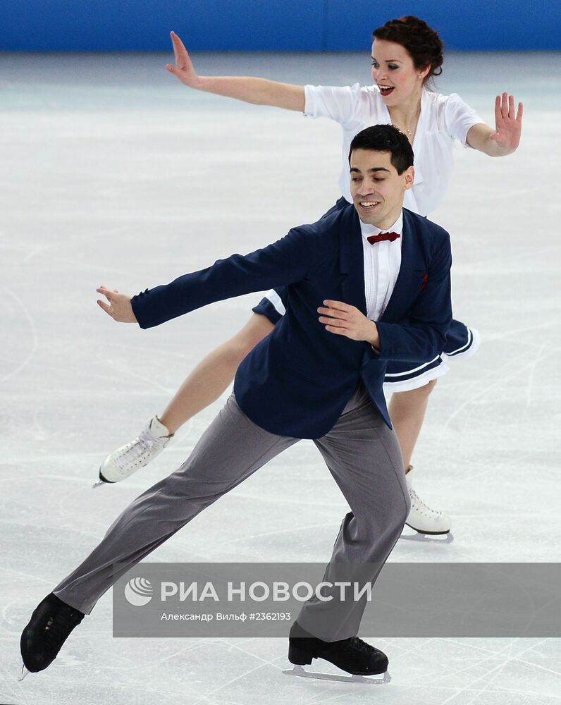 Олимпиада 2014. Фигурное катание. Команды. Танцы на льду. Короткая программа