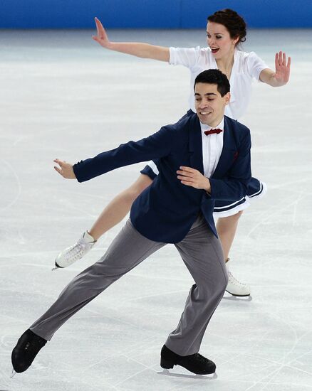 Олимпиада 2014. Фигурное катание. Команды. Танцы на льду. Короткая программа