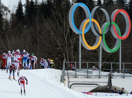 Олимпиада 2014. Лыжные гонки. Мужчины. Скиатлон