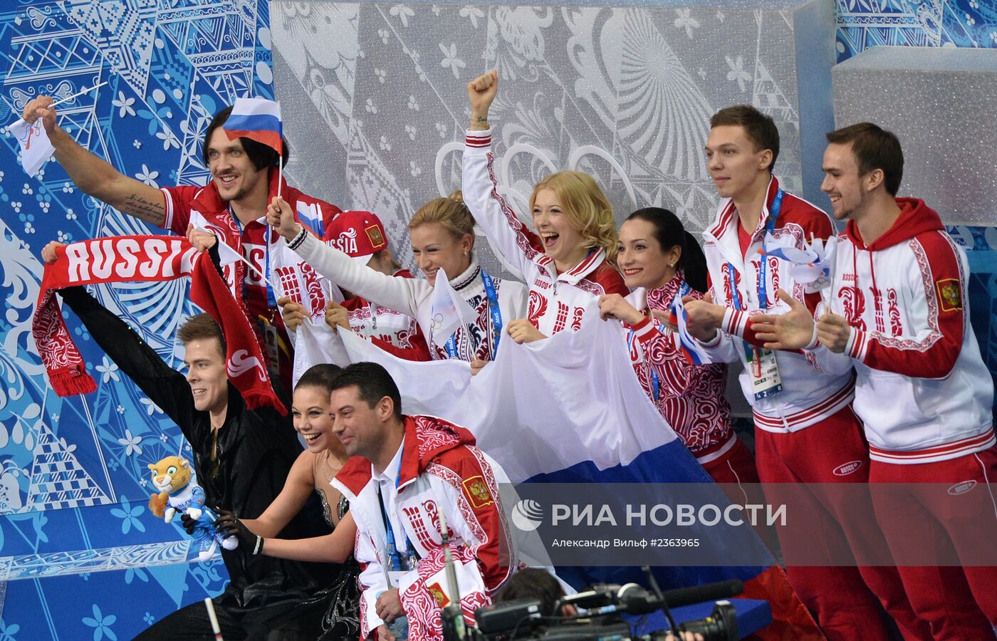 Олимпиада 2014. Фигурное катание. Команды. Танцы на льду. Произвольная программа