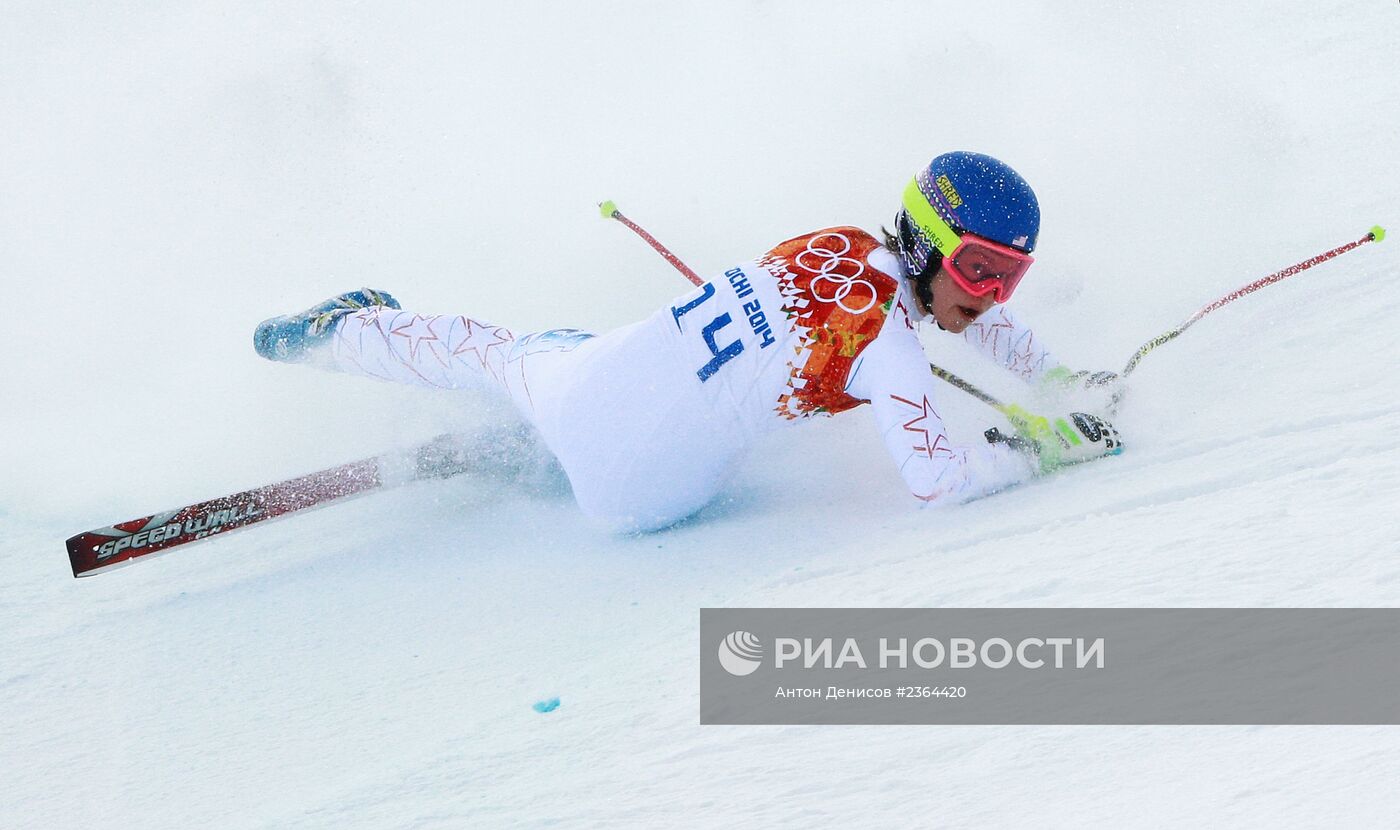 Олимпиада 2014. Горнолыжный спорт. Женщины. Суперкомбинация