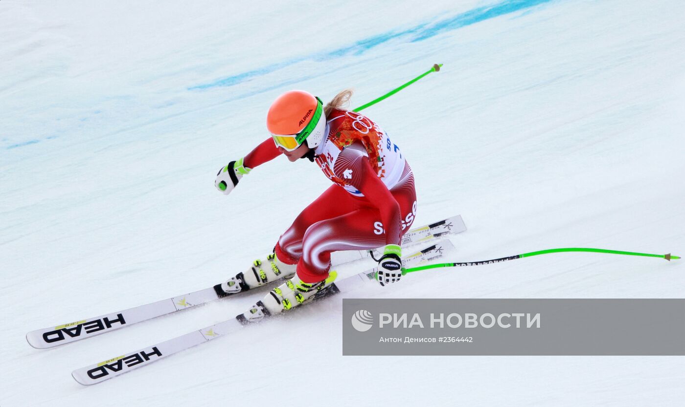 Олимпиада 2014. Горнолыжный спорт. Женщины. Суперкомбинация