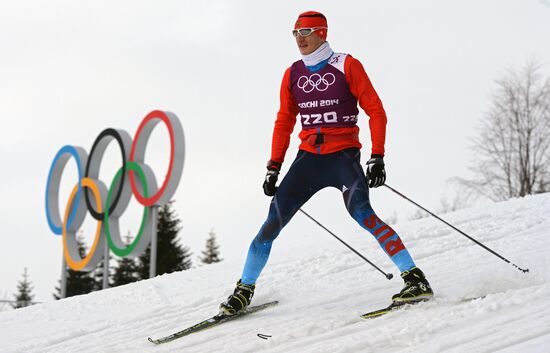 Олимпиада 2014. Лыжные гонки. Спринт. Тренировки