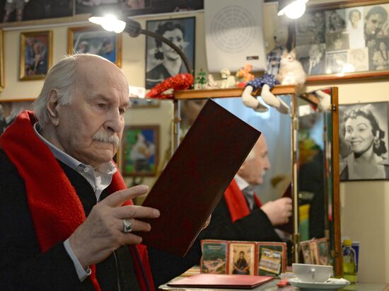 Народный артист СССР Владимир Зельдин отмечает 99-летие