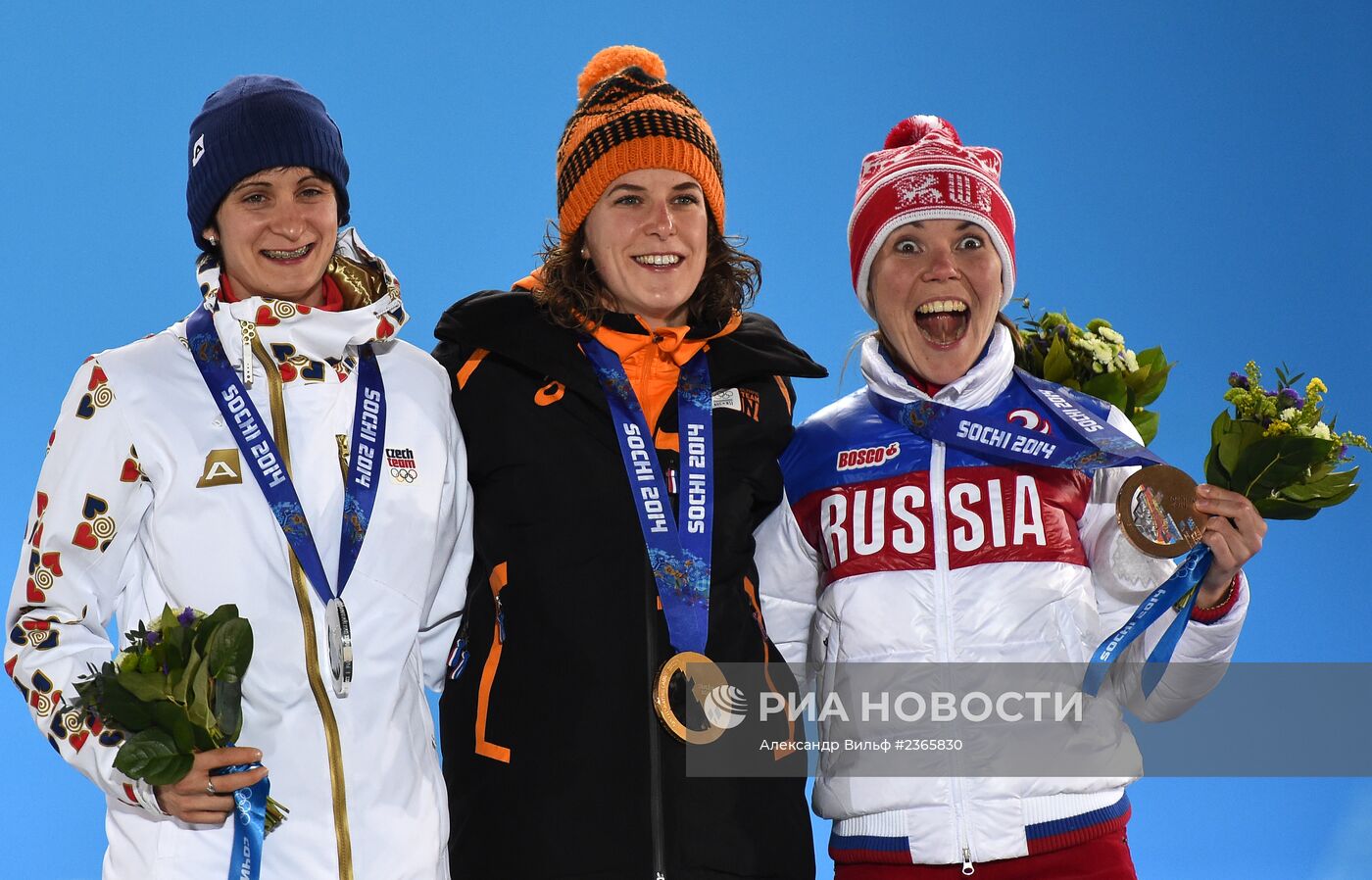 Олимпиада 2014. Церемония награждения. Третий день