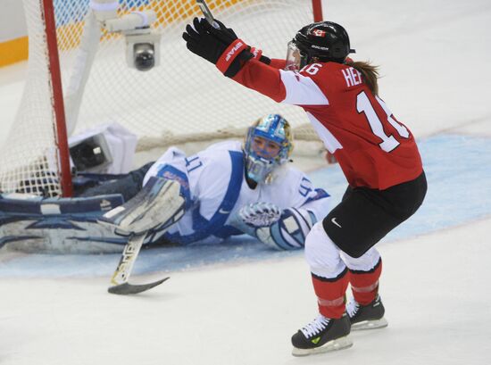 Олимпиада 2014. Хоккей. Женщины. Финляндия - Канада
