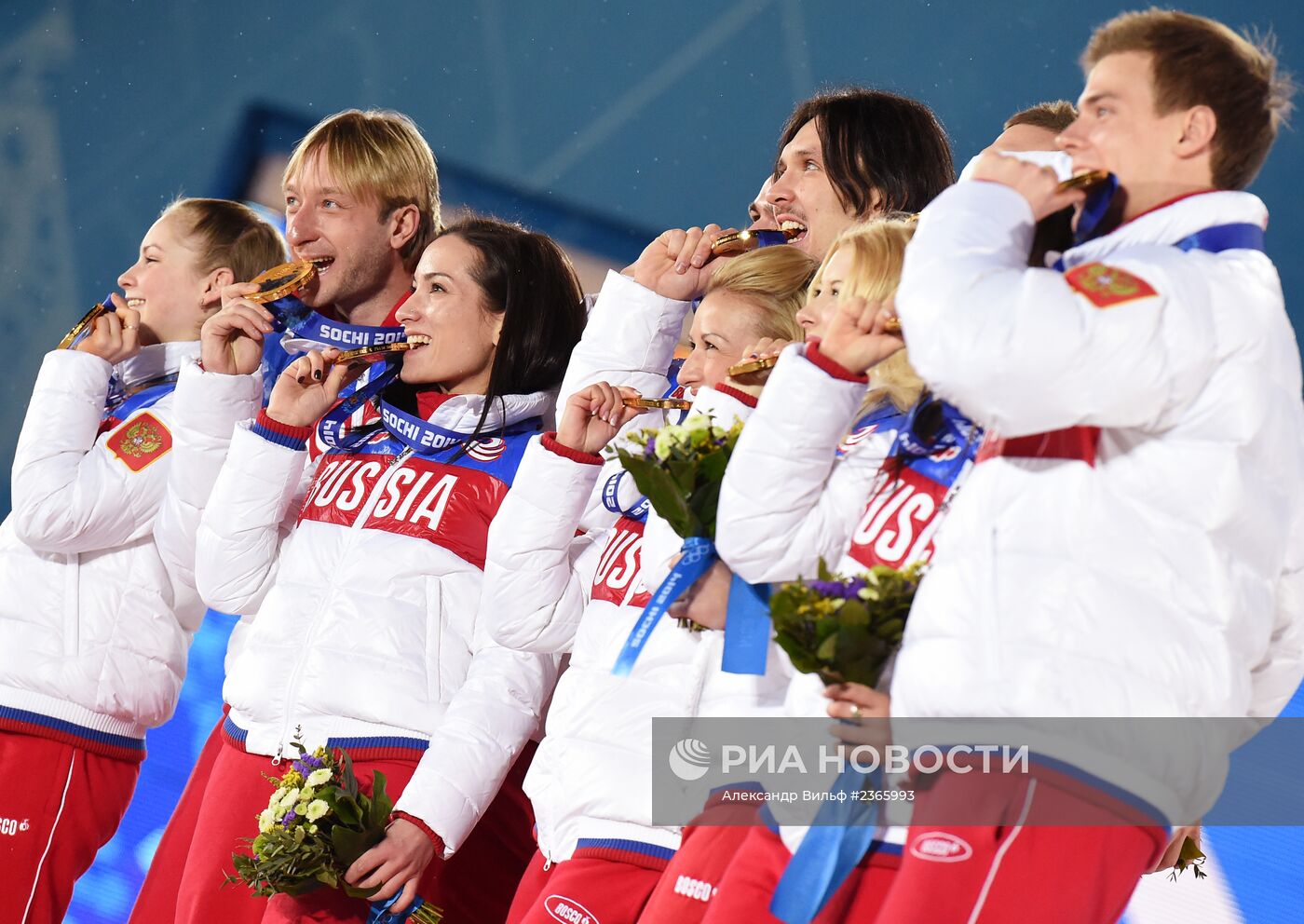 Олимпиада 2014. Церемония награждения. Третий день