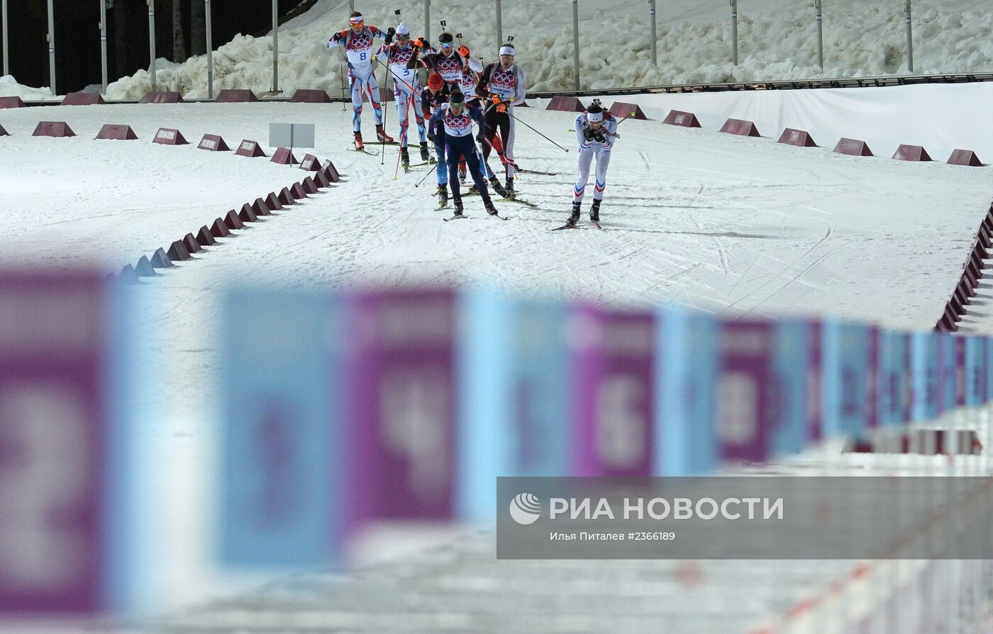 Олимпиада 2014. Биатлон. Мужчины. Гонка преследования