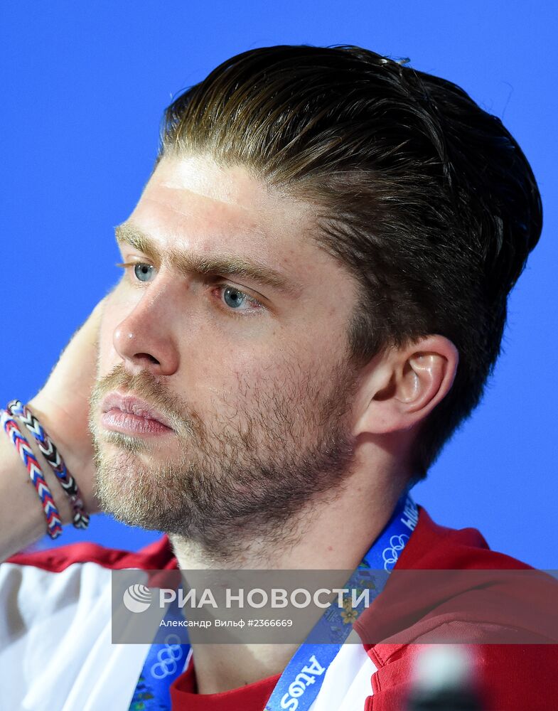 Пресс-конференция мужской сборной России по хоккею